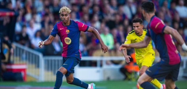 ملخص مباراة برشلونة وفياريال (2-3) في الدوري الإسباني 2025